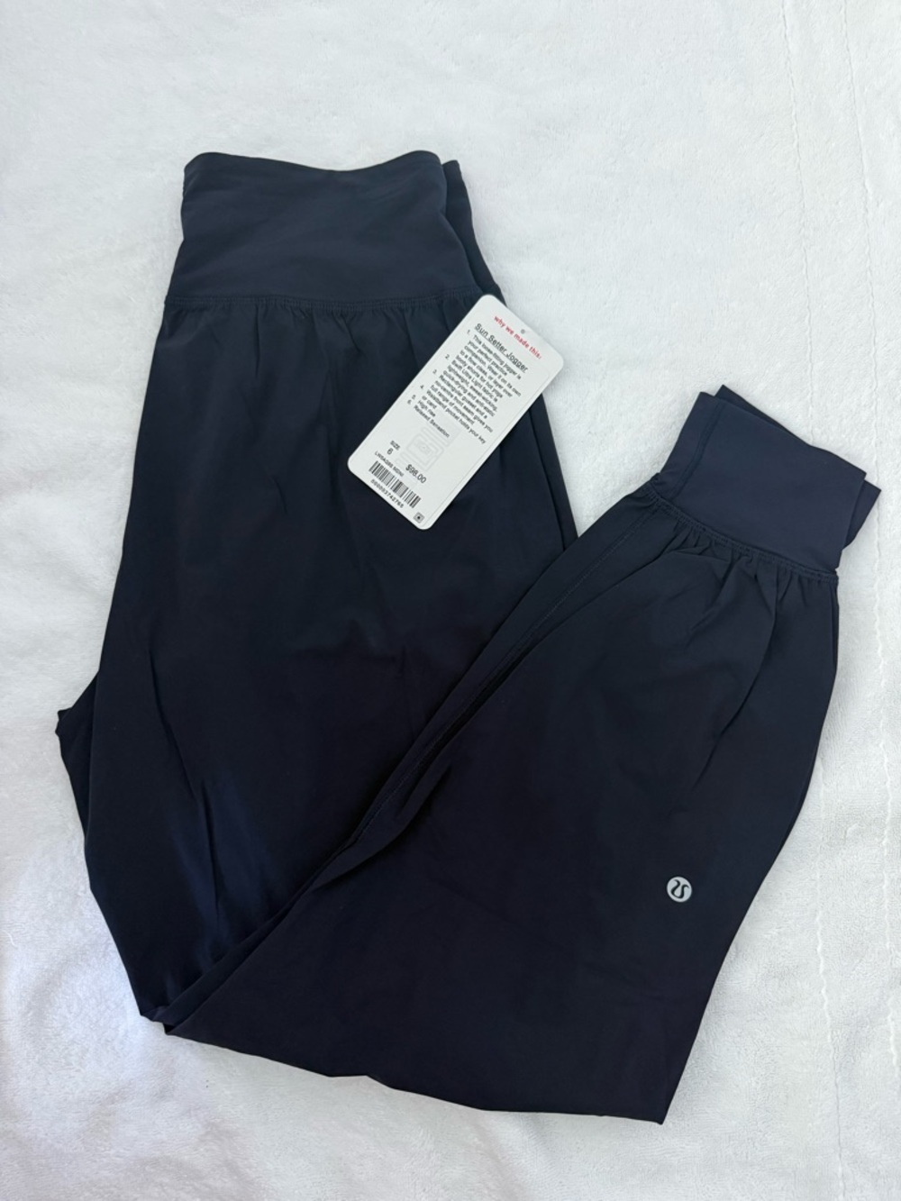 lululemon sun setter jogger Navy-Black Athletic Leggings